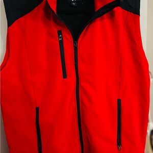 Men's Dynamic Red and Black Vest